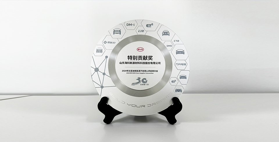 乐鱼官方网站-乐鱼leyu（中国）连续四年再度荣获比亚迪2024年“特别贡献奖”